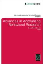 Advances in Accounting Behavioral Research