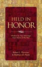 Plummer, R: Held in Honor