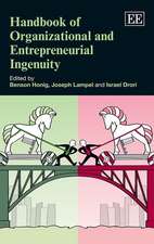 Handbook of Organizational and Entrepreneurial Ingenuity