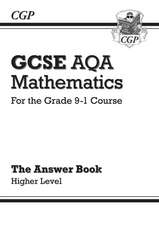 New GCSE Maths AQA Answers for Workbook: Higher - For the Grade 9-1 Course