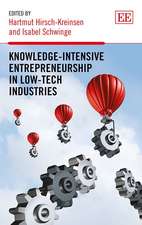 Knowledge–Intensive Entrepreneurship in Low–Tech Industries