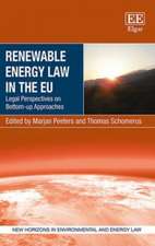 Renewable Energy Law in the EU – Legal Perspectives on Bottom–up Approaches