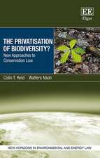 The Privatisation of Biodiversity? – New Approaches to Conservation Law