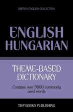 Theme-Based Dictionary British English-Hungarian - 9000 Words: Geospatial Analysis with Python