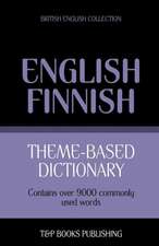 Theme-Based Dictionary British English-Finnish - 9000 Words: Geospatial Analysis with Python