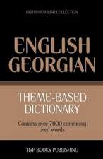 Theme-Based Dictionary British English-Georgian - 7000 Words: Geospatial Analysis with Python