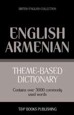 Theme-Based Dictionary British English-Armenian - 3000 Words: Geospatial Analysis with Python