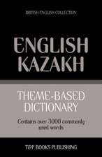 Theme-Based Dictionary British English-Kazakh - 3000 Words: Geospatial Analysis with Python