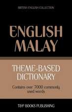 Theme-Based Dictionary British English-Malay - 7000 Words: Geospatial Analysis with Python