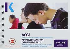 P6 Advanced Taxation (FA17) - Pocket Notes