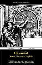 Havamal - Runes, Norse and English