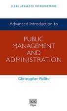 Advanced Introduction to Public Management and Administration