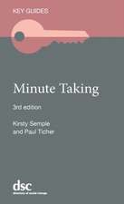 Semple, K: Minute Taking