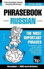 English-Russian Phrasebook and 3000-Word Topical Vocabulary