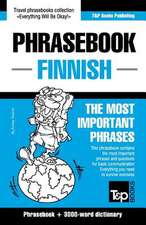 English-Finnish Phrasebook and 3000-Word Topical Vocabulary