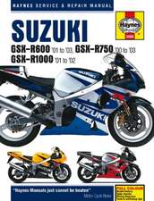 Suzuki GSX–R600 (01 – 03), GSX–R750 (00 – 03), GSX–R1000 (01 – 02) Haynes Repair Manual