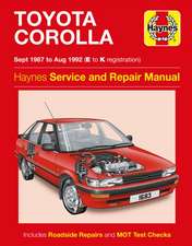 Toyota Corolla Service And Repair Manual – 87–92