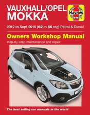 Vauxhall/Opel Mokka Petrol & Diesel (12 – Sept 16) 62 to 66 Haynes Repair Manual