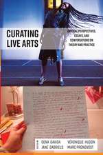 Curating Live Arts