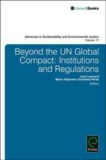 Beyond the UN Global Compact – Institutions and regulations