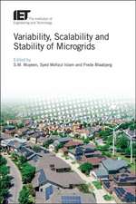 Variability, Scalability and Stability of Microgrids