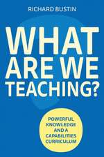 What Are We Teaching?