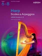 Scales and Arpeggios for Harp, ABRSM Grades 6-8, from 2025