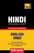 Hindi Vocabulary for English Speakers - 9000 Words