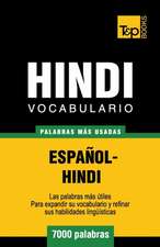 Vocabulario Espanol-Hindi - 7000 Palabras Mas Usadas