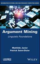 Argument Mining – Linguistic Foundations