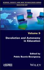 Devolution and Autonomy in Education