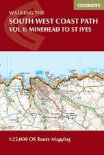 South West Coast Path Map Booklet - Vol 1: Minehead to St Ives