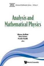 ANALYSIS AND MATHEMATICAL PHYSICS