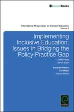 Implementing Inclusive Education – Issues in Bridging the Policy–Practice Gap