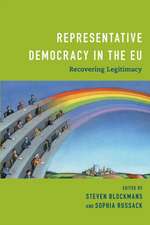 REPRESENTATIVE DEMOCRACY IN THE EU