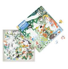 Adult Sustainable Jigsaw Puzzle Moomin: A Dangerous Journey: 1000-pieces. Ethical, Sustainable, Earth-friendly