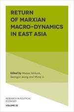 Return of Marxian Macro–dynamics in East Asia