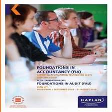 Kaplan Publishing: FAU - FOUNDATIONS IN AUDIT (INT/UK) - EXA