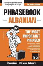 English-Albanian phrasebook and 250-word mini dictionary