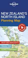 Lonely Planet New Zealand's North Island Planning Map