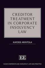 Creditor Treatment in Corporate Insolvency Law