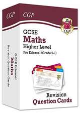 Cgp Books: GCSE Maths Edexcel Revision Question Cards - High