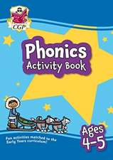 New Phonics Home Learning Activity Book for Ages 4-5