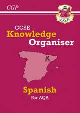 GCSE Spanish AQA Knowledge Organiser (For exams in 2025)