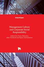 Management Culture and Corporate Social Responsibility