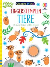 Usborne Minis: Fingerstempeln Tiere