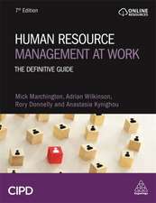 Human Resource Management at Work – The Definitive Guide