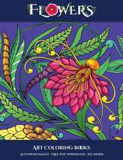 Art Coloring Books (Flowers)