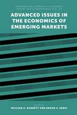 Advanced Issues in the Economics of Emerging Markets