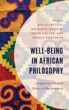 Well-Being in African Philosophy